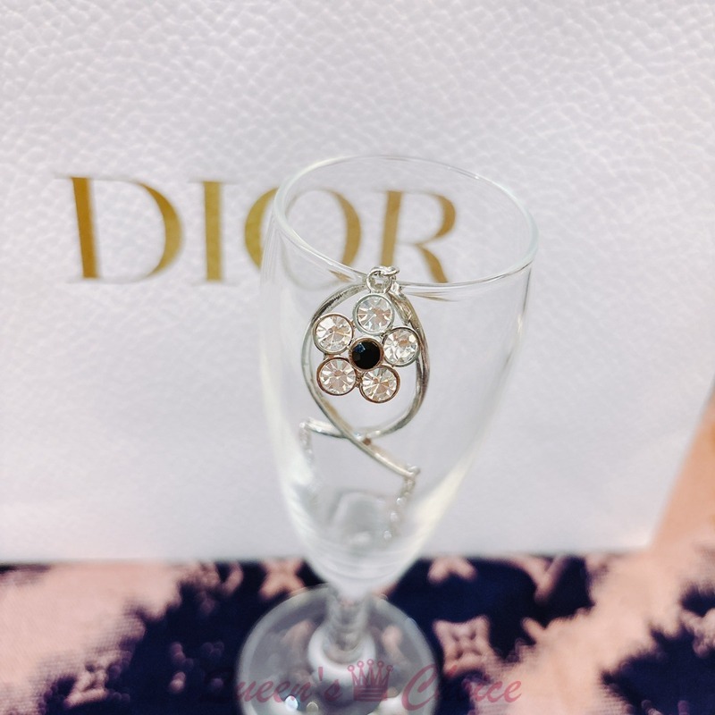 清新款垂墜小花奧地利水鑽316L手鍊/手環-細節圖2