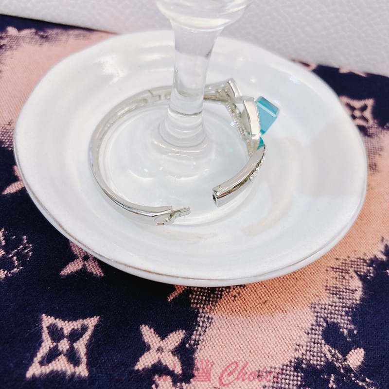 奢華款湖水綠大方塊奧地利水鑽手鍊/手環-細節圖4