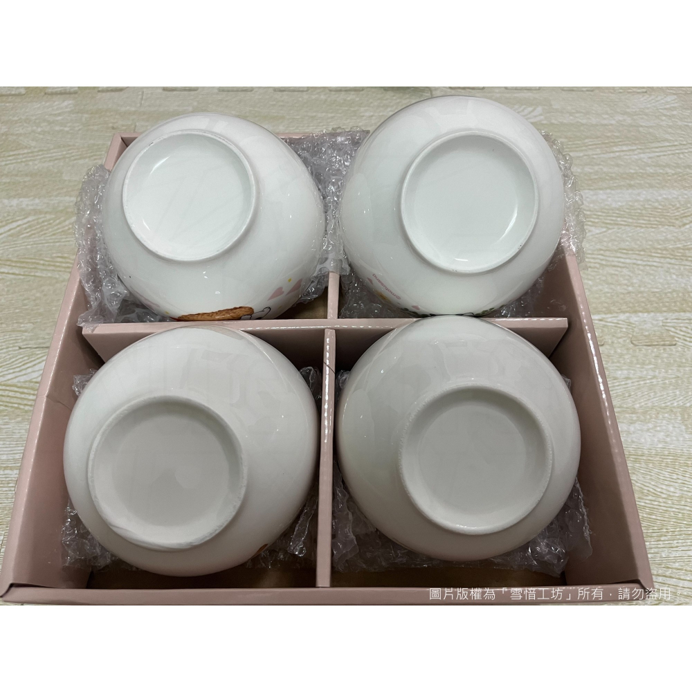【貓福 mofusand】陶瓷碗 (四個1組)-細節圖5
