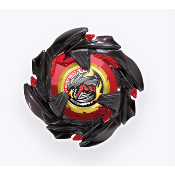 <現貨販售中>日版BEYBLADE BX-00 蒼穹龍騎士 黑龍 左迴旋 含旋風發射器 B4限定-細節圖3
