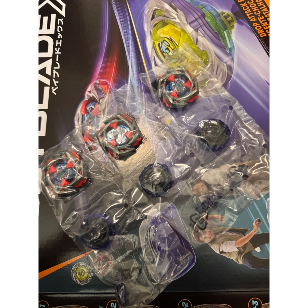<現貨販售中>美版 BEYBLADE X 戰鬥陀螺 衝擊龍神 960 LR 附贈簡易發射器-細節圖5
