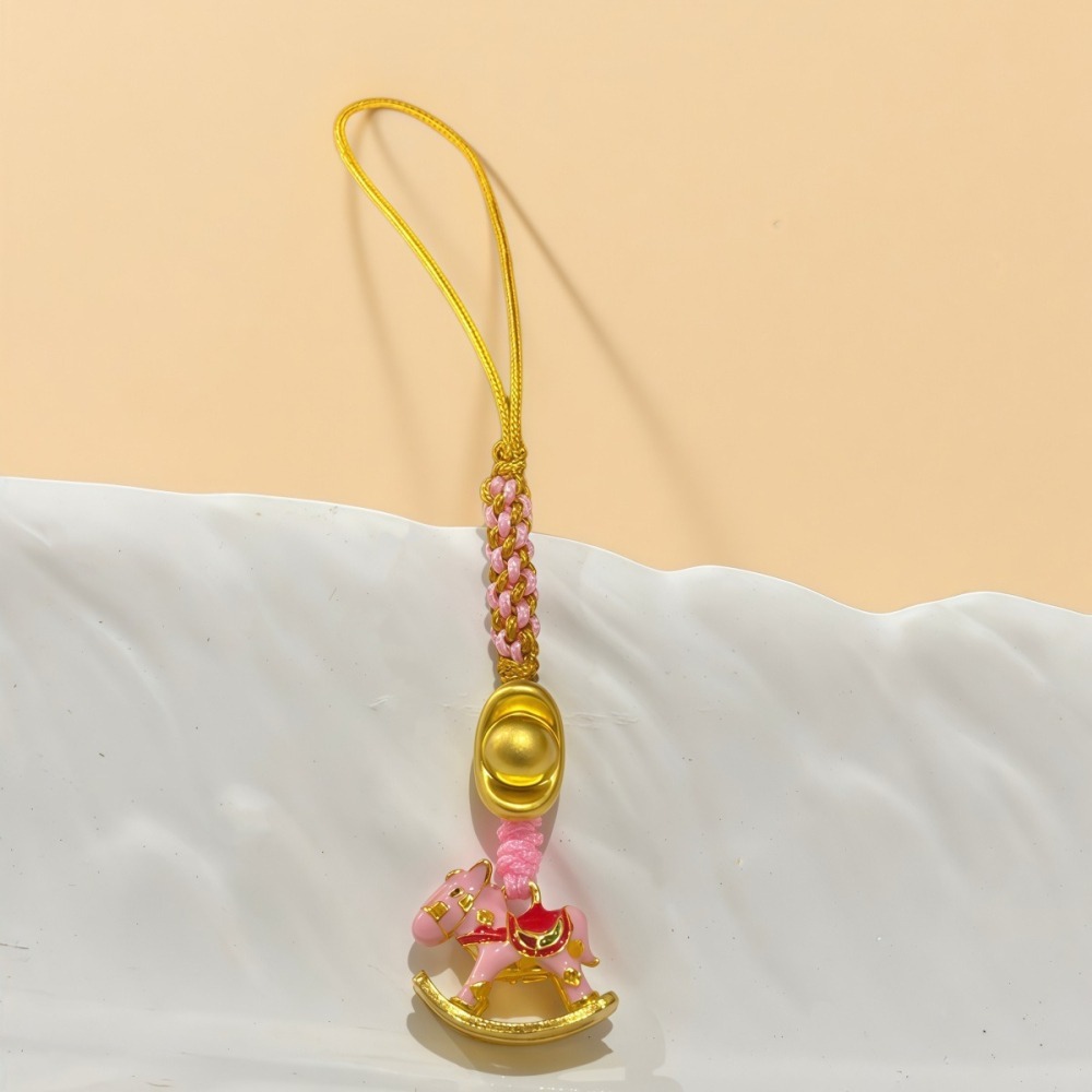 畢業季手機鏈鑰匙圈掛件結緣品多巴胺新年搖搖木馬上有錢畢業禮物文創-細節圖11