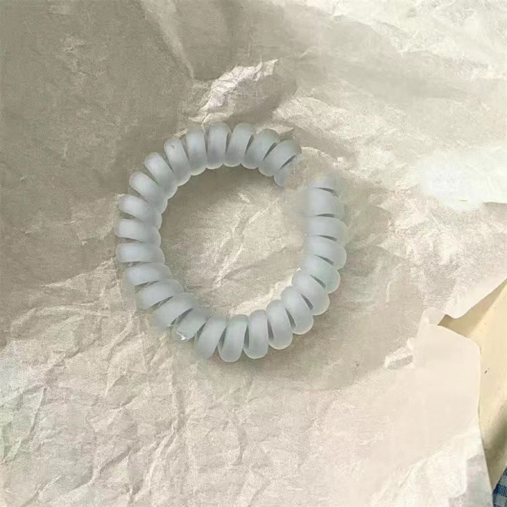 四色果凍色馬卡龍霧面電話線髮圈-規格圖4