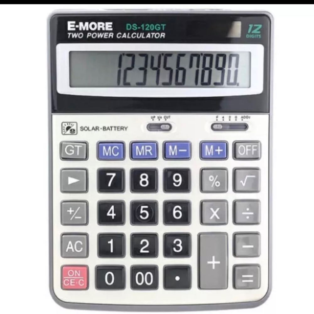 E-MORE 商用型計算機 DS-120GT (國家考試專用) (12位)全新現貨-細節圖2