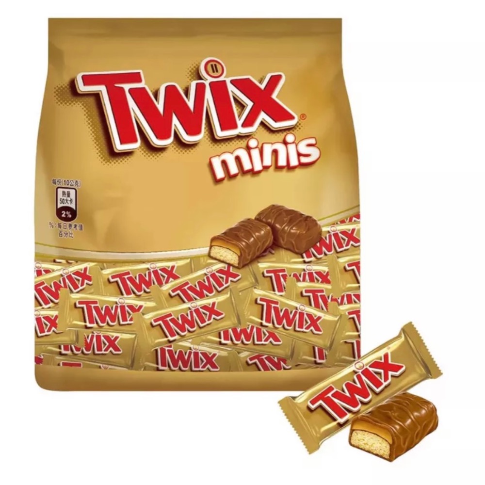 好市多代購Twix minis巧克力單包118x100條（現貨秒出）-細節圖2