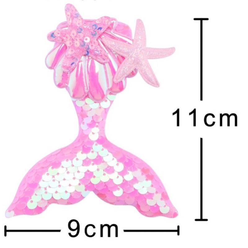 iWeiffy❤台灣現貨+發票 美人魚造型 貝殼 側邊夾 女童 髮夾 髮飾-細節圖5