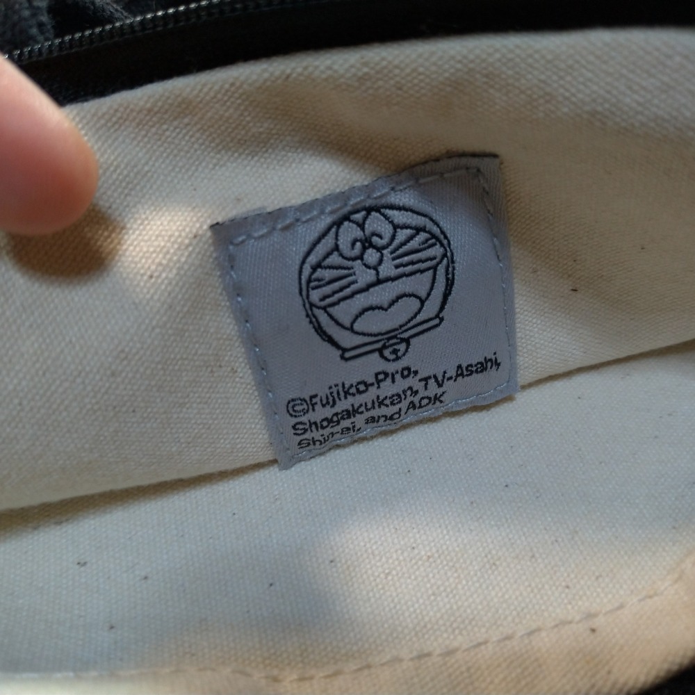 哆啦A夢 日版 布質小錢包 側背包 證件套-細節圖3