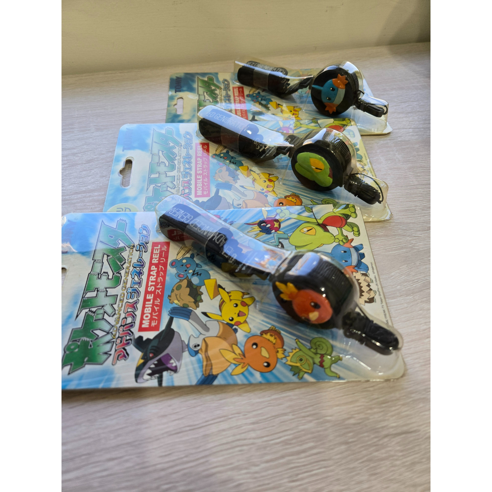 寶可夢 絕版 紅藍寶石 證件帶 木守宮 火稚雞 水躍魚 皮卡丘-細節圖2