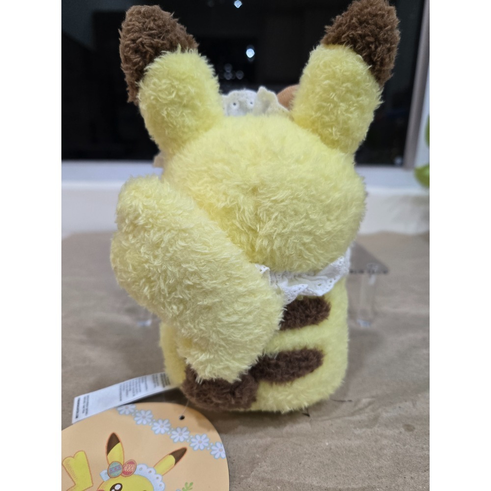 寶可夢 Yum Yum Easter 復活節 皮卡丘 布偶-細節圖2