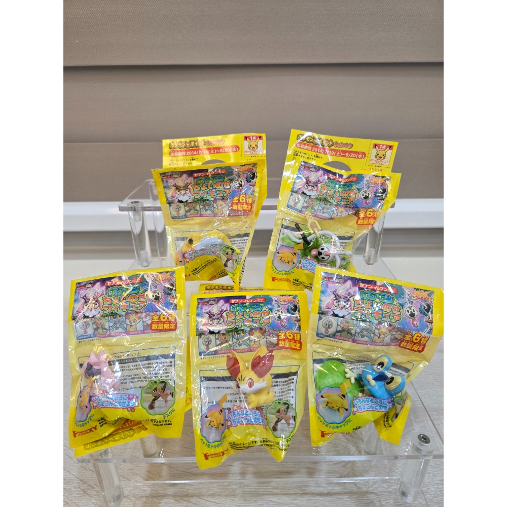 寶可夢 日本711 放置公仔 皮卡丘 鑰圈兒 火狐狸 呱呱泡蛙-細節圖2