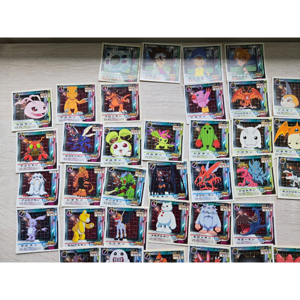 數碼寶貝 絕版 老物 貼紙 烈傳 無印 天田印刷-細節圖3