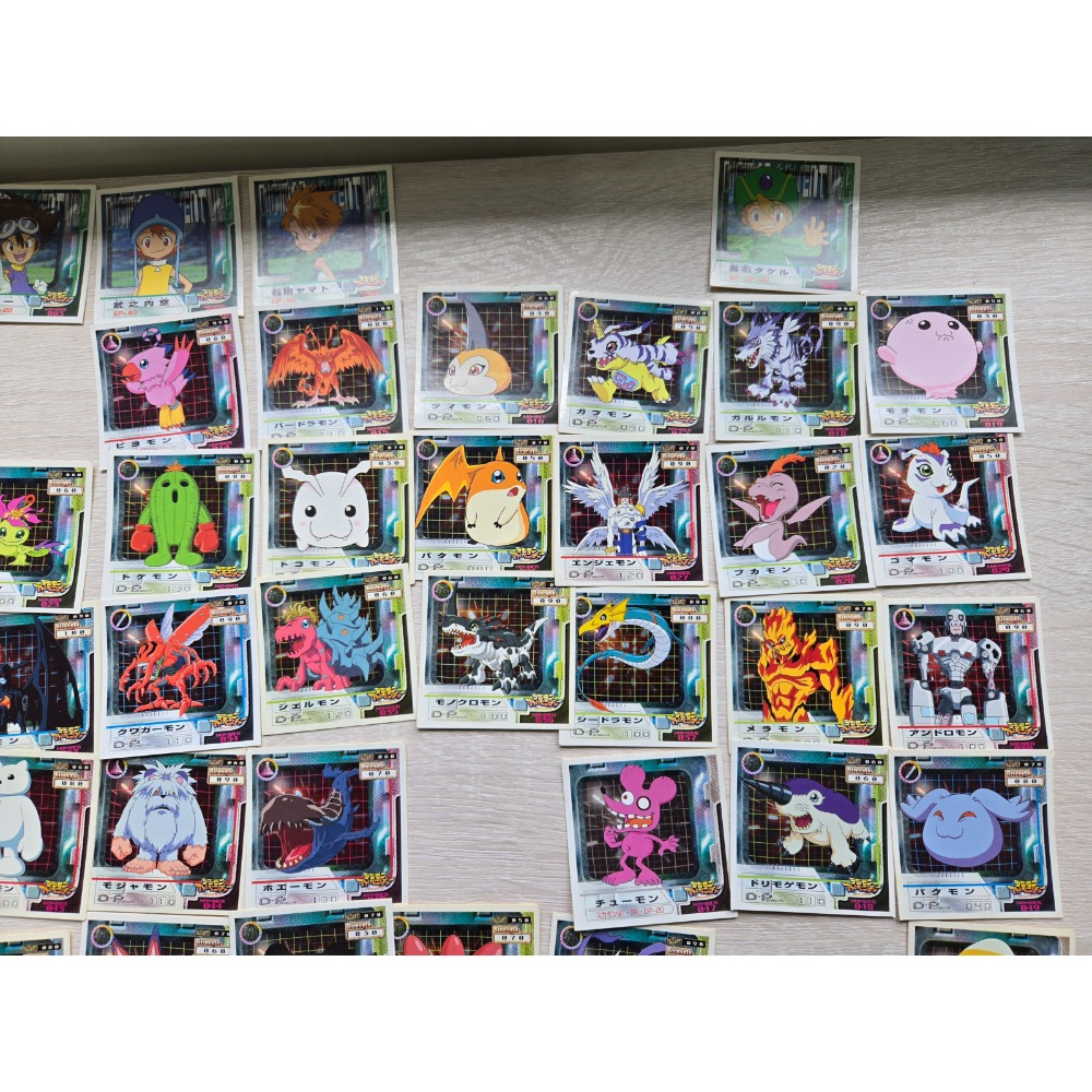 數碼寶貝 絕版 老物 貼紙 烈傳 無印 天田印刷-細節圖4