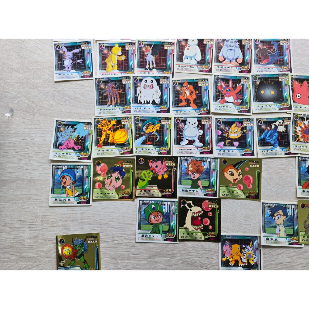 數碼寶貝 絕版 老物 貼紙 烈傳 無印 天田印刷-細節圖5