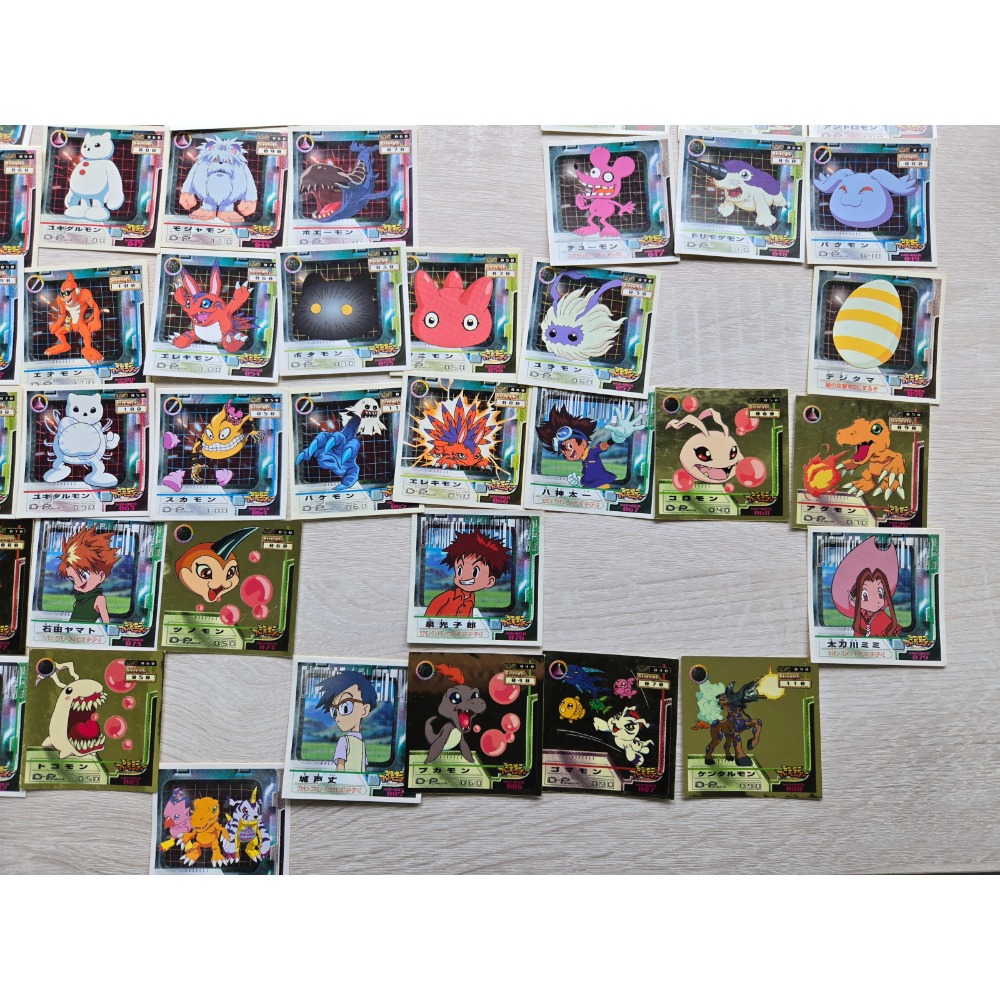 數碼寶貝 絕版 老物 貼紙 烈傳 無印 天田印刷-細節圖6