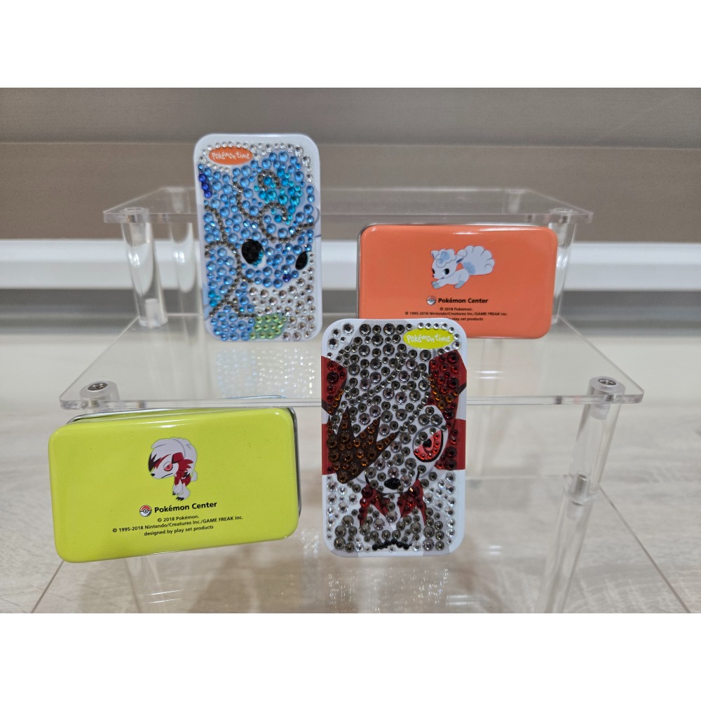 寶可夢 2018 pokemon time 鐵盒 六尾 鬃岩狼人-細節圖2