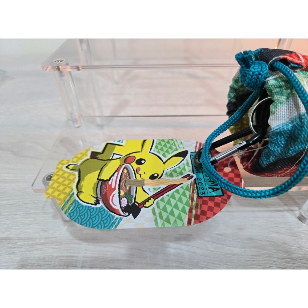 寶可夢 PTCG WCS 2023 橫濱 皮卡丘 拉麵 卡墊-細節圖2