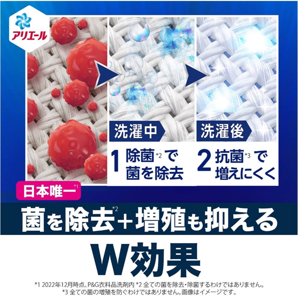 洗衣精 Ariel超濃縮抗菌 深藍除菌690g-細節圖3