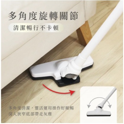 【KINYO】PureVac  多功能無線無刷吸塵器 (KVC) 兩段吸力 旋轉地刷 高速馬達 汽車吸塵器-細節圖6