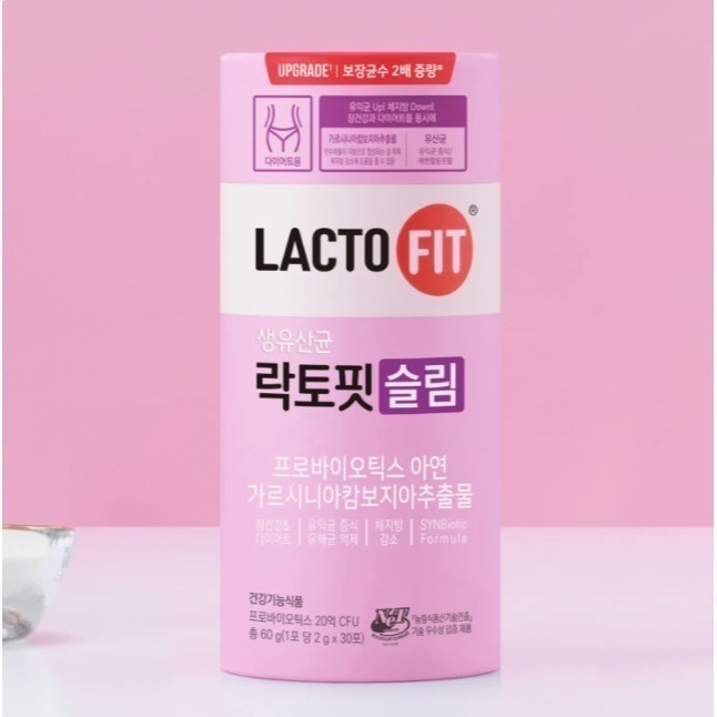 現貨 韓國鍾根堂 LACTO-FIT Slim 益生菌 粉紫輕盈款 30條裝 60g 體重身材管理降脂苗條窈窕代謝-細節圖2