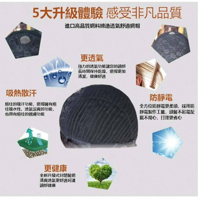 男短髮 真髮 整頂假髮 -增加髮量 掉髮可戴 禿頂適用 透氣內網 逼真頭皮 光頭可戴【黑二髮品】OTDI-細節圖7