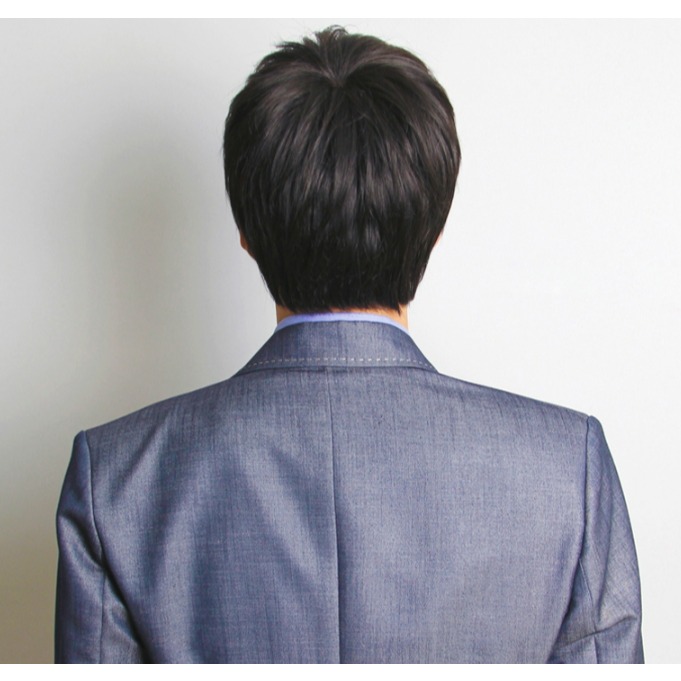 男假髮 男 真人髮 改變造型 - 帥氣穩重髮型 時尚自然蓬鬆 整頂頭套 【黑二髮品】OTDZ-細節圖8