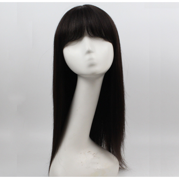 長直髮 整頂真髮 假髮 女生假髮  - 氣質髮型 蓬鬆自然 掉髮可戴 【黑二髮品】OTQZ9-細節圖3