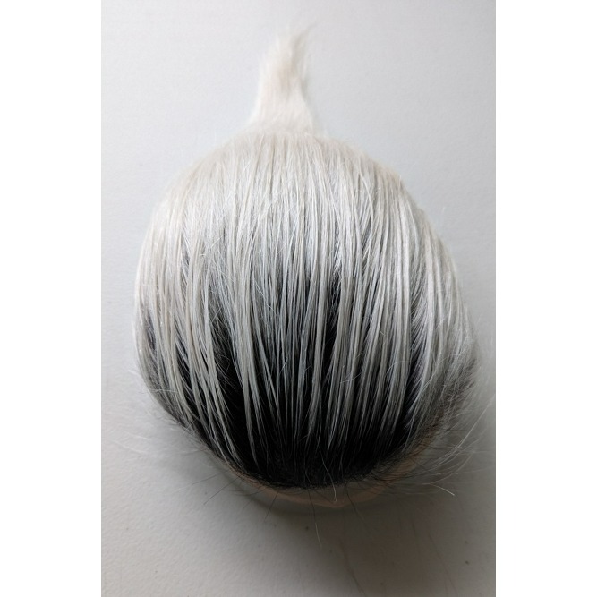 男生髮片 真髮髮片 頭頂假髮片 黏貼假髮 - 前額蕾絲 銀色系髮色 更亮眼 【黑二髮品】TLB-細節圖8