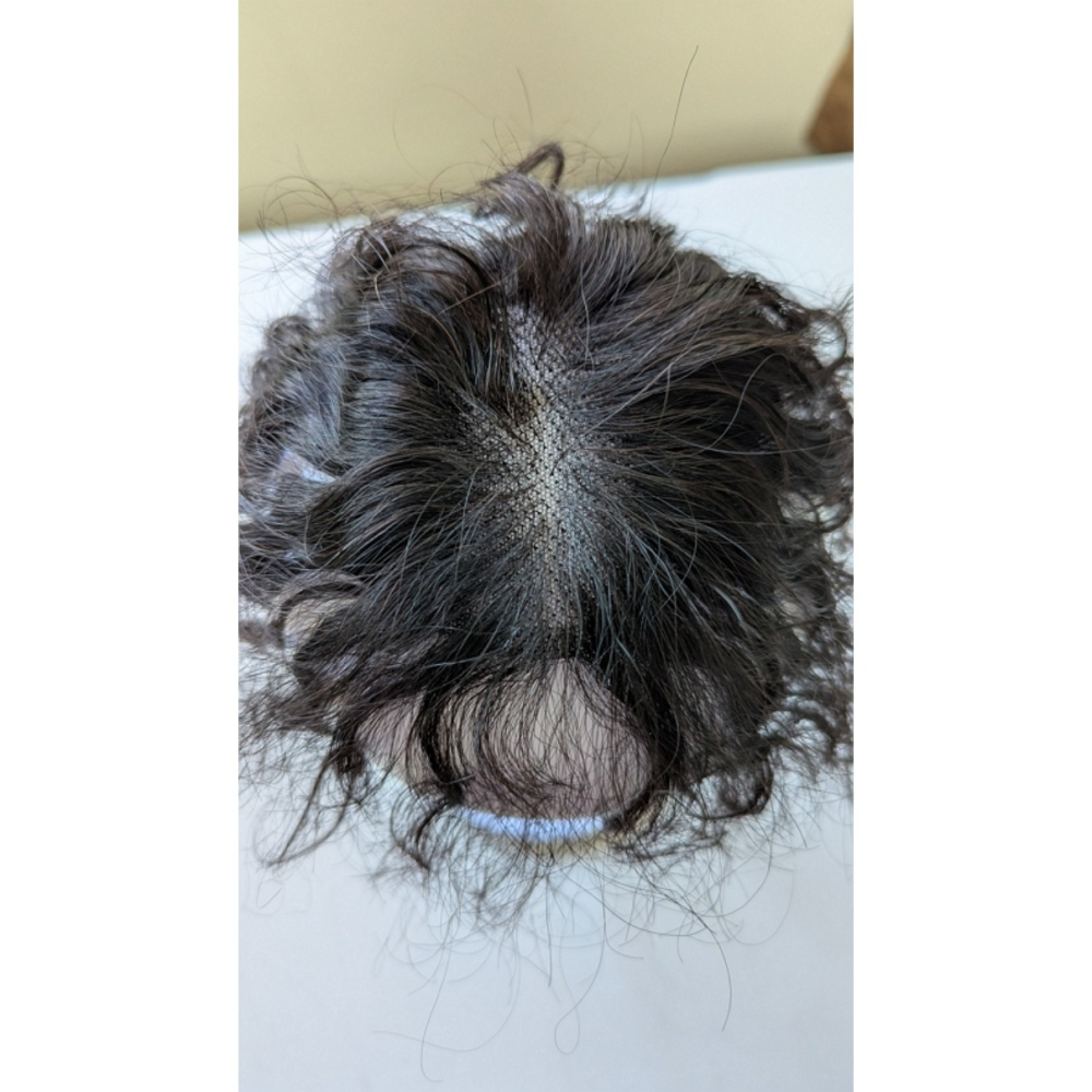 假髮片 捲髮 全真髮 卷髮補髮- 頭頂補髮 手織工藝 可分線 更透氣舒適 【黑二髮品】THH-細節圖5