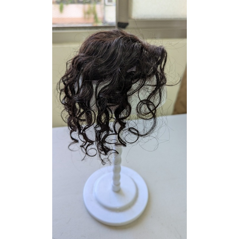 假髮片 捲髮 全真髮 卷髮補髮- 頭頂補髮 手織工藝 可分線 更透氣舒適 【黑二髮品】THH-細節圖8