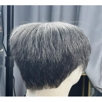 男士花白髮 全真髮 老年假髮 - 整頂式假髮 增加髮量 沒有頭髮 光頭可戴【黑二髮品】TMA-細節圖2