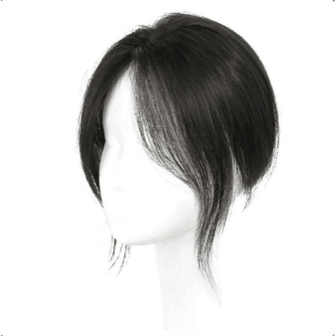 頭頂髮片 全真髮 補髮片 遮蓋白髮 女生假髮片- 透氣內網 更隱形【黑二髮品 】TAZ21-細節圖7