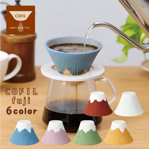 預購 ✈️日本製 富士山造型 有田燒 手沖咖啡陶瓷濾杯