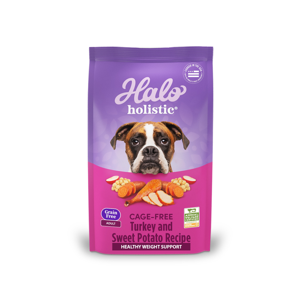 嘿囉 HALO 狗飼料 無穀 幼犬 小型成犬 成犬 低脂 熟齡犬 低敏蔬膚配方 10磅-細節圖4
