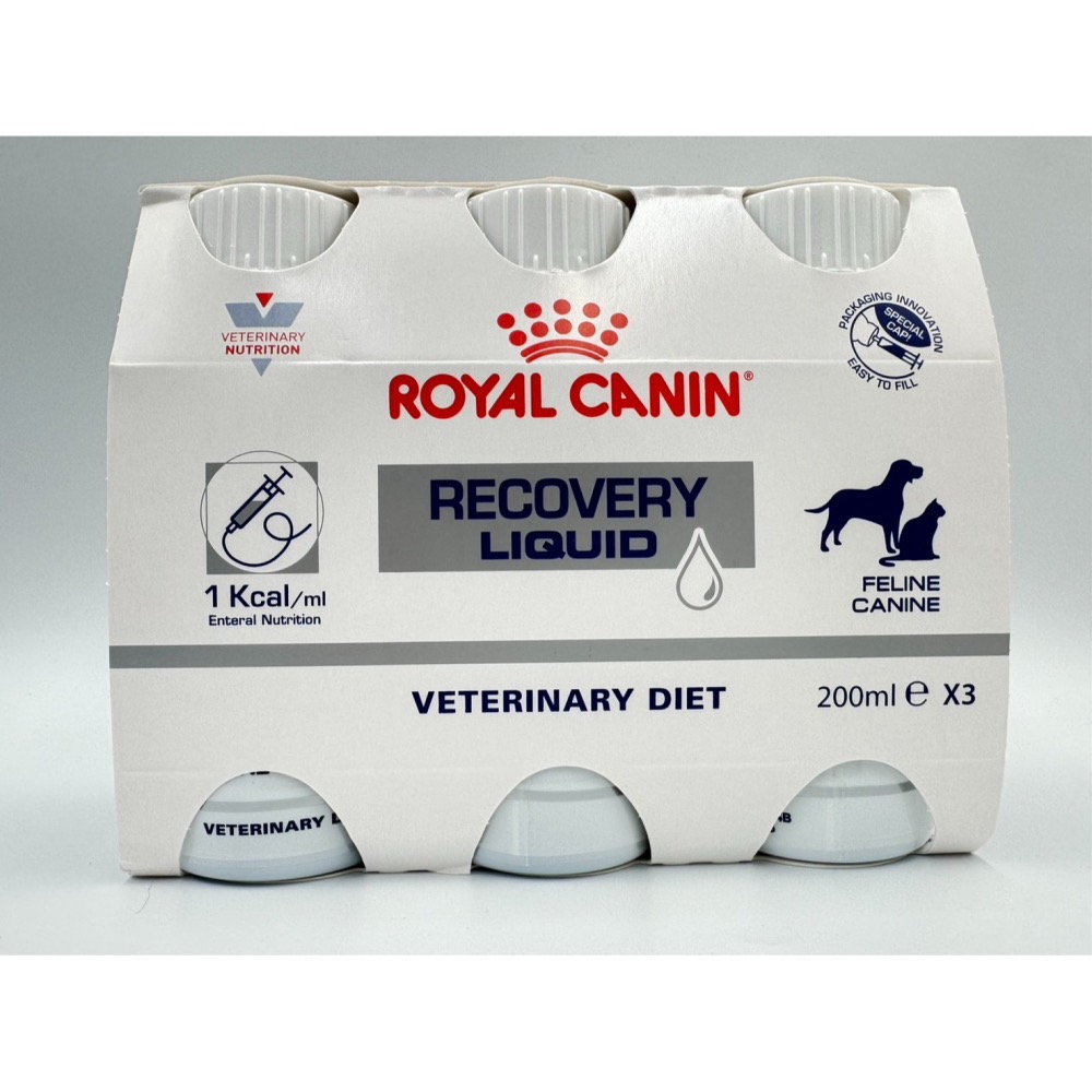 皇家 ICU 牛奶 犬腎臟  犬腸胃道低脂 貓用腎臟病  犬重症營養補充  200ml*3罐-細節圖3