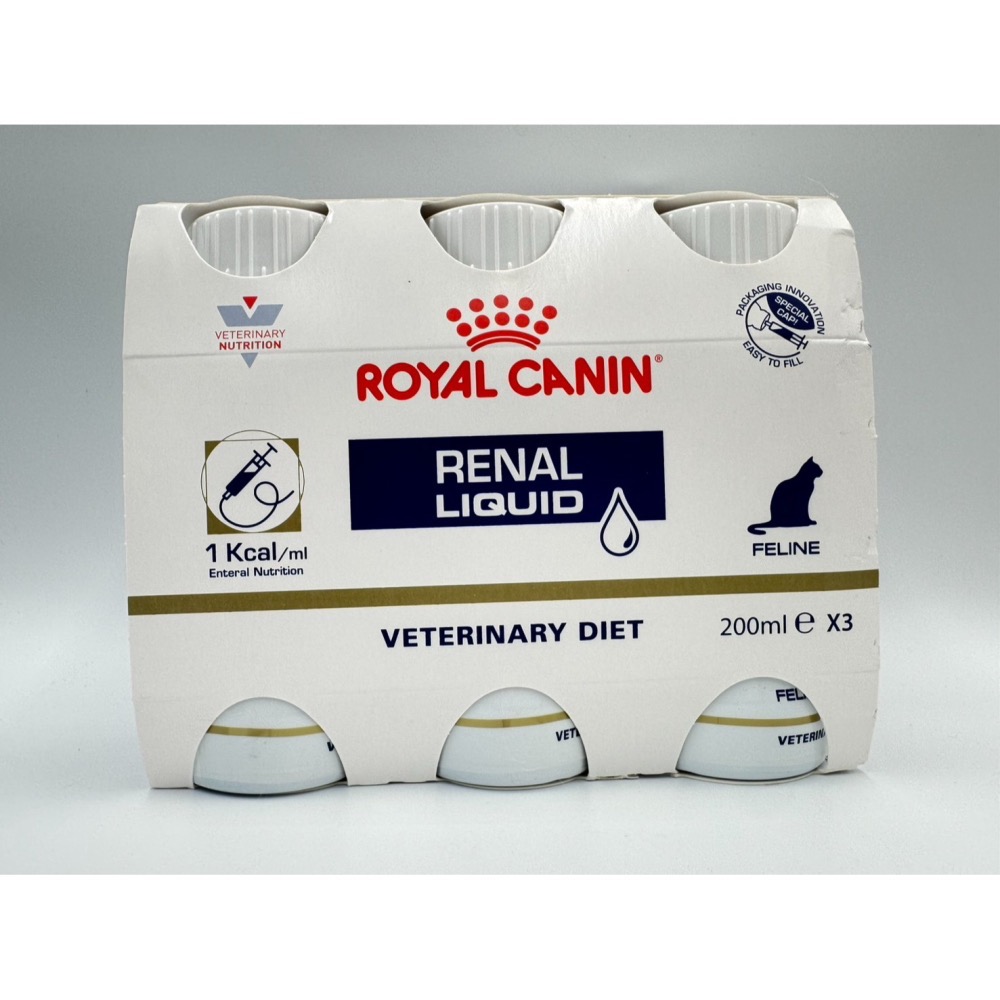 皇家 ICU 牛奶 犬腎臟  犬腸胃道低脂 貓用腎臟病  犬重症營養補充  200ml*3罐-細節圖4