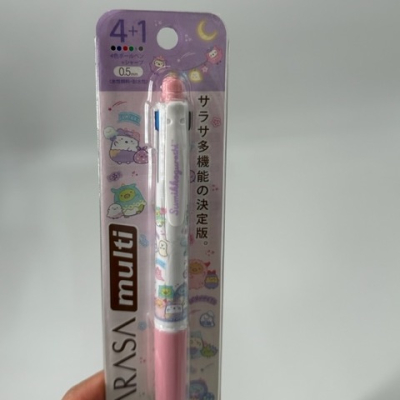 日本帶回 現貨 角落生物 san-x 4+1 多機能筆 0.5mm 水性原子筆 自動鉛筆 日本製