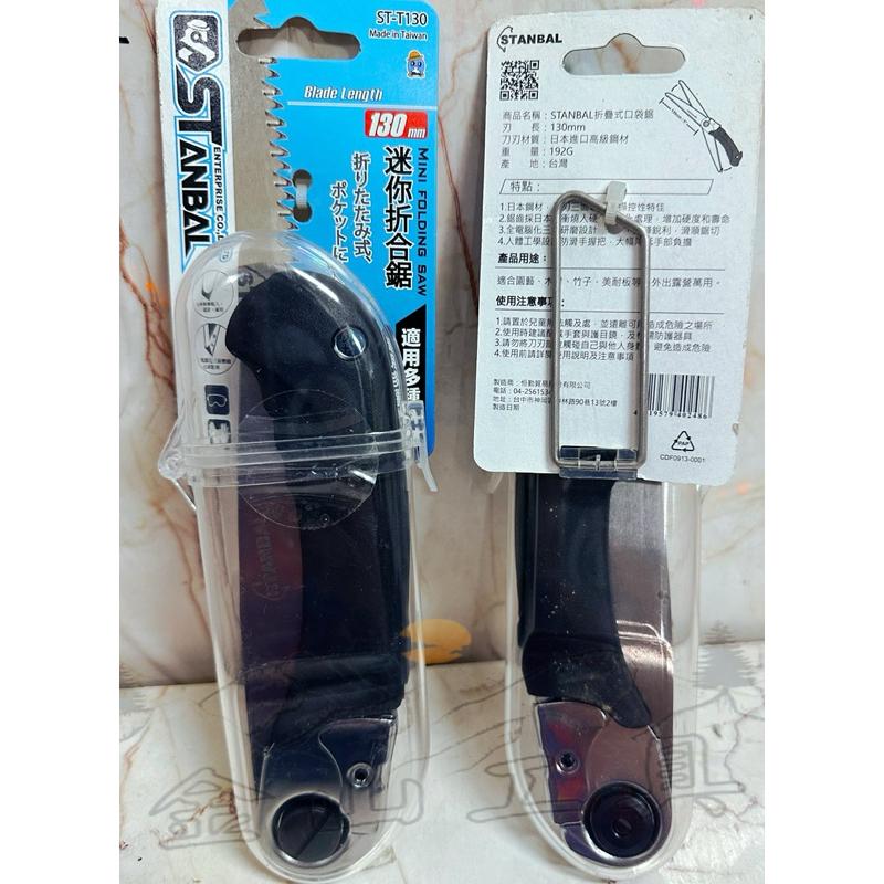 金山工具STANBAL史丹堡130mm口袋鋸 德利ch95迷你口袋鋸折疊鋸園林木鋸迷你手鋸折疊鋸摺疊鋸 露營 登山 園藝-細節圖2