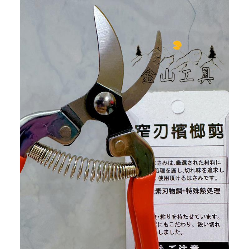 金山工具 德利窄刃檳榔剪刀 MIT 檳榔專用剪 窄刃菁仔檳榔剪符合人體工學扎實握感正反可握  德利窄刀 檳榔鋏 窄版-細節圖3