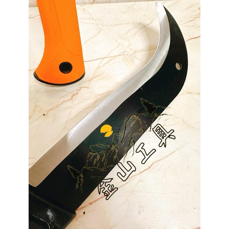金山工具德利山林砍刀纖維柄 叢林刀竹林砍刀 野營錄影砍刀 劈竹 劈柴刀 開山刀 大砍刀 腰刀-細節圖2
