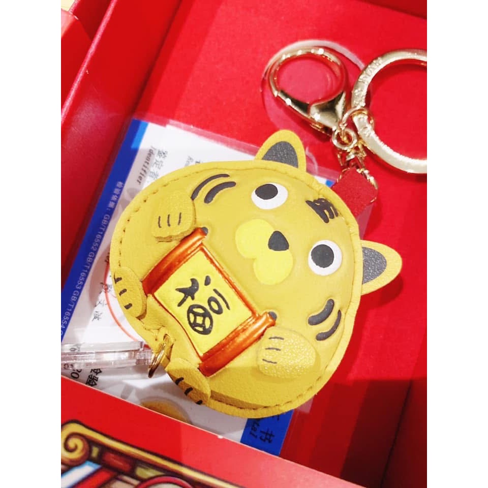 全新-金箔鑰匙圈禮盒組（老虎🐯）-細節圖2
