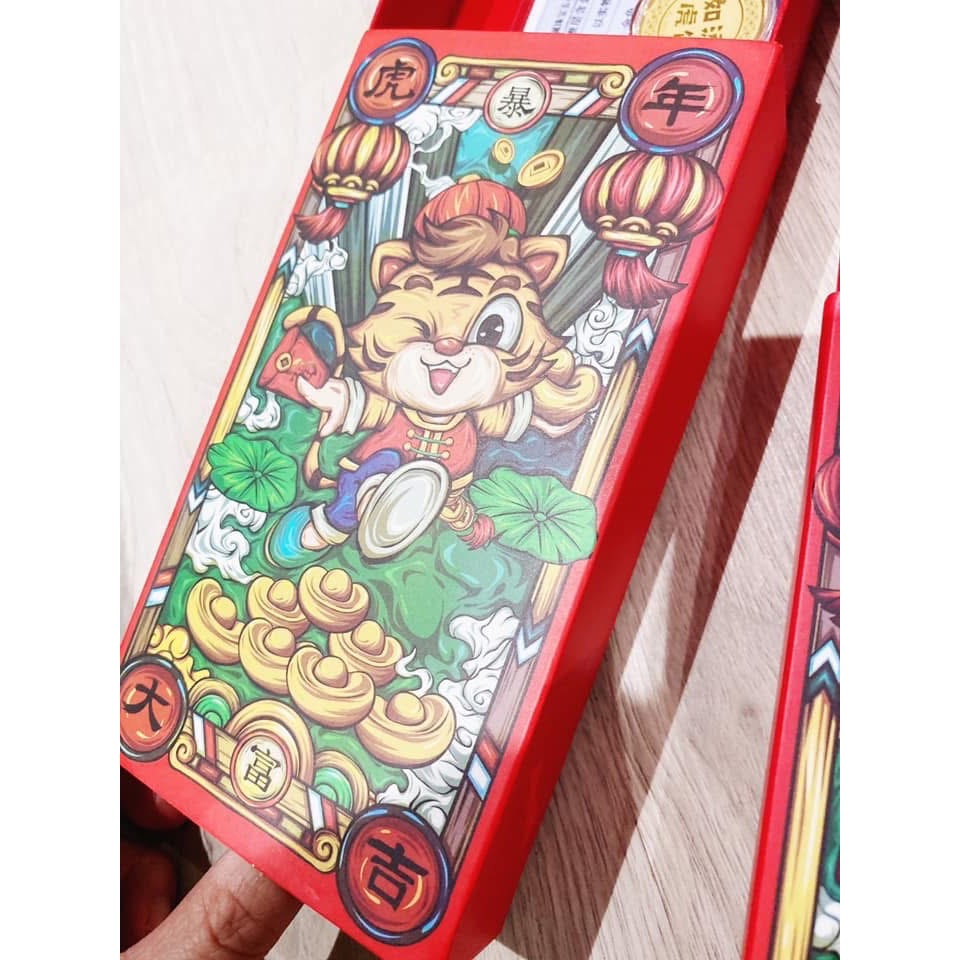 全新-金箔鑰匙圈禮盒組（老虎🐯）-細節圖3
