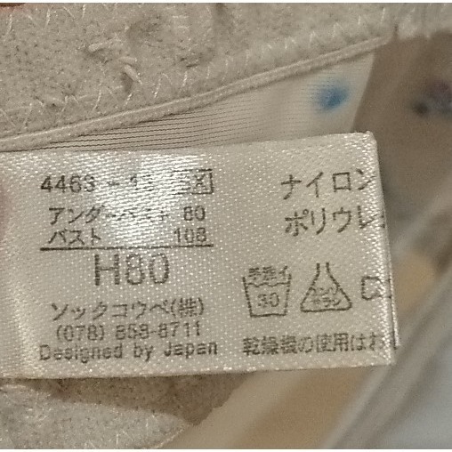 日本專櫃品牌 aimer feel 日本購入 美人魚 海洋 貝殼系列 網紗層 冬天款 內衣 H80 cup (剩下內衣)-細節圖8