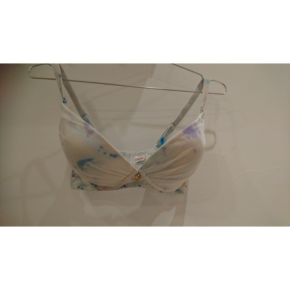 日本專櫃品牌 aimer feel 日本購入 美人魚 海洋 貝殼系列 網紗層 冬天款 內衣 H80 cup (剩下內衣)-細節圖9