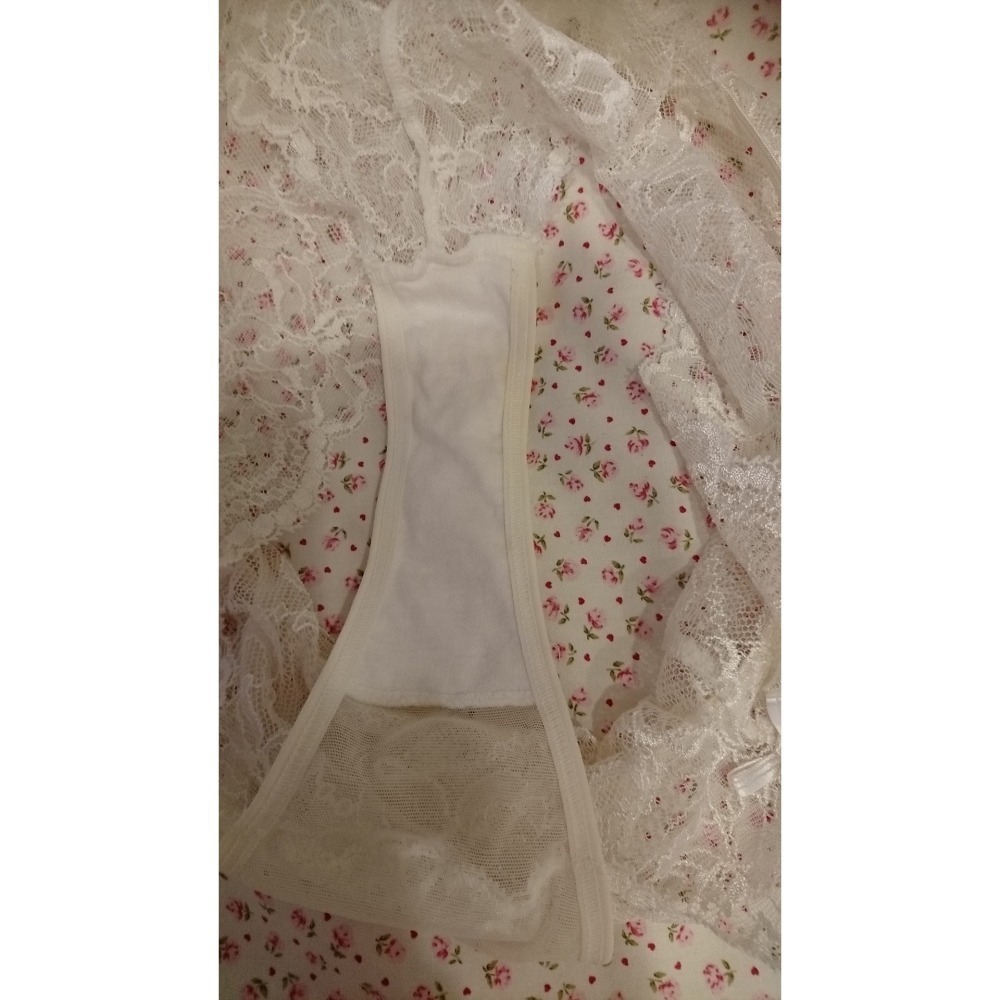 Chantelle 仙黛爾 法國品牌 新娘系列 頂級蕾絲 白色 性感 蝴蝶結 蕾絲 鏤空 內褲 平口 丁字褲-細節圖8