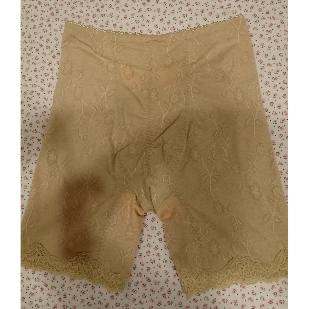 IDEAL BODY 膚色 高腰 收腹 束褲 四角內褲 彈性很大 L號 香港製造 塑身衣品牌-細節圖9