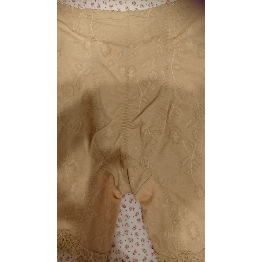 IDEAL BODY 膚色 高腰 收腹 束褲 四角內褲 彈性很大 L號 香港製造 塑身衣品牌-細節圖10