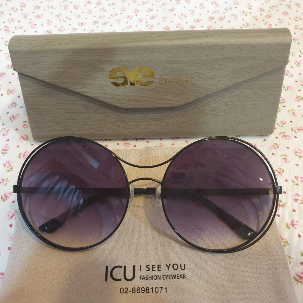 愛視優 ICU 墨鏡 ( Eye Play 品牌) 時尚 百搭款 太陽眼鏡 防UVA & UVB  EP-1926-C2-細節圖3