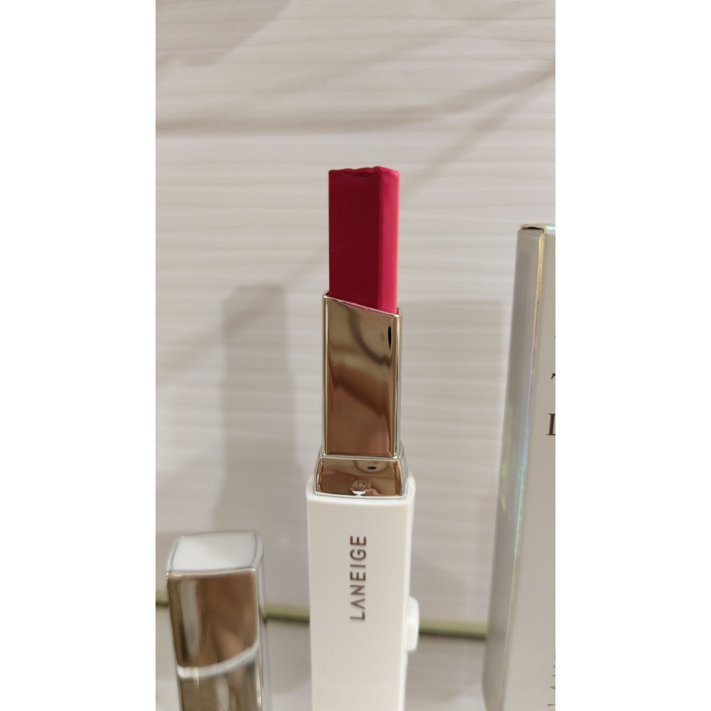 蘭芝 Laneige 超放電絲絨 雙色唇膏  14號 Dear Pink（霓彩）結合桃紅色與淺粉紅的熱門漸層唇膏。-細節圖3