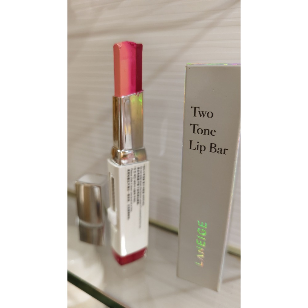 蘭芝 Laneige 超放電絲絨 雙色唇膏  14號 Dear Pink（霓彩）結合桃紅色與淺粉紅的熱門漸層唇膏。-細節圖4