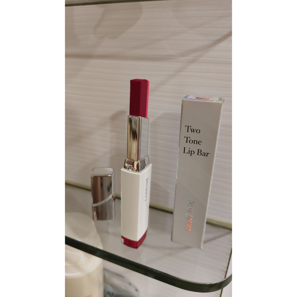 蘭芝 Laneige 超放電絲絨 雙色唇膏  14號 Dear Pink（霓彩）結合桃紅色與淺粉紅的熱門漸層唇膏。-細節圖7